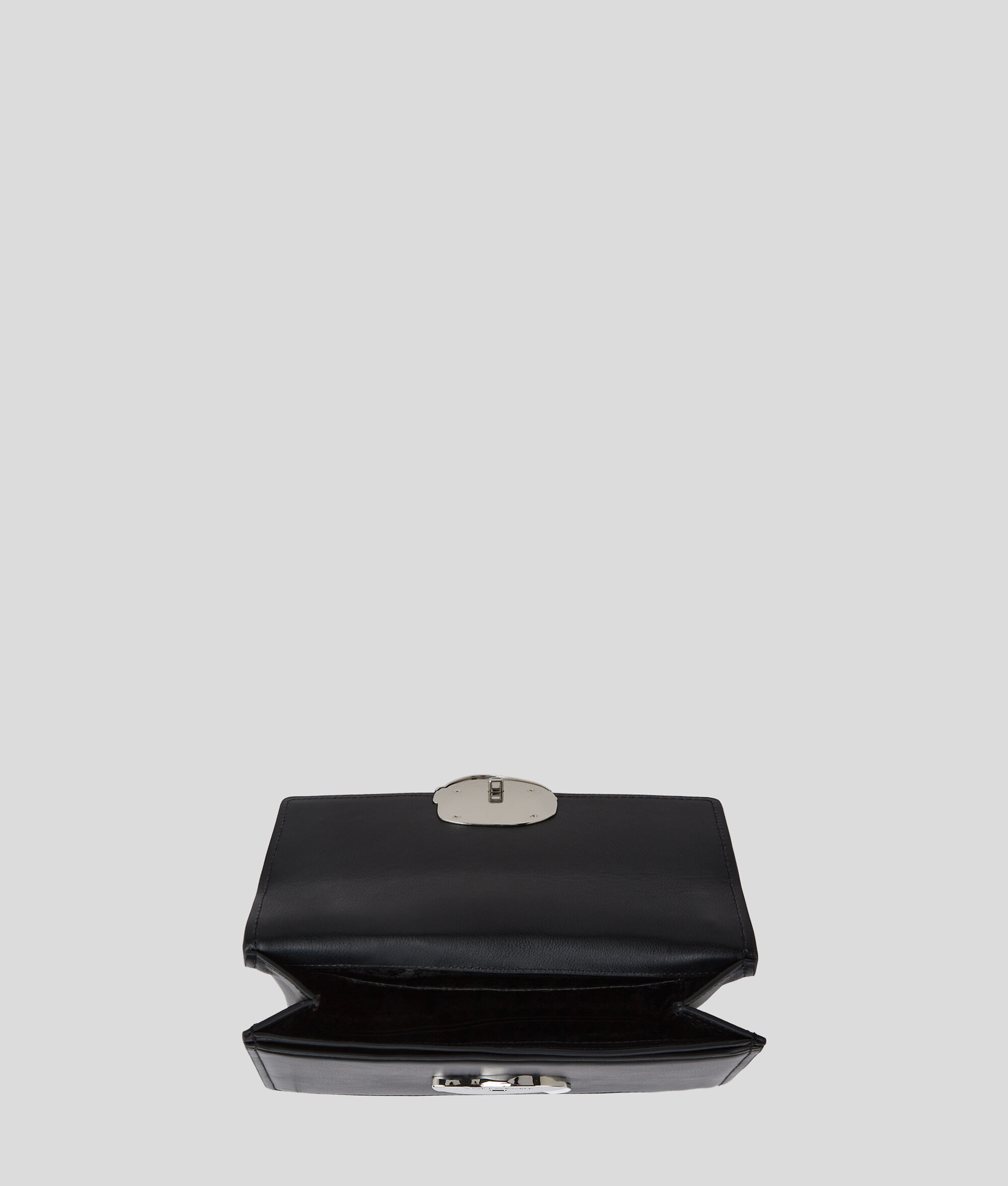 (image for) Tailored K/IKONIK LOCK LEATHER SHOULDER BAG